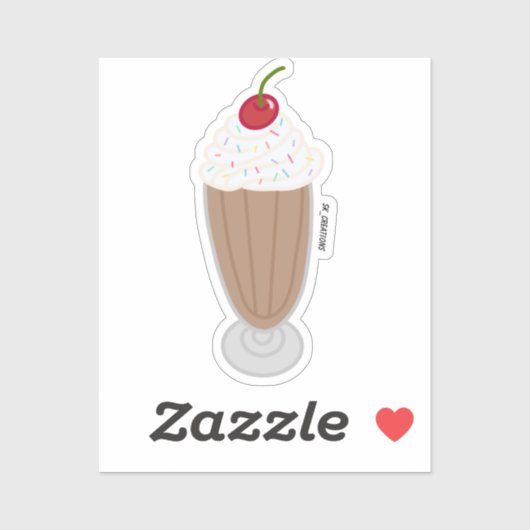 Chocolate Milkshake Sticker (Vel)