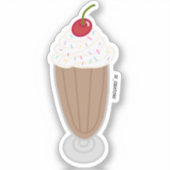 Chocolate Milkshake Sticker (Voorkant)