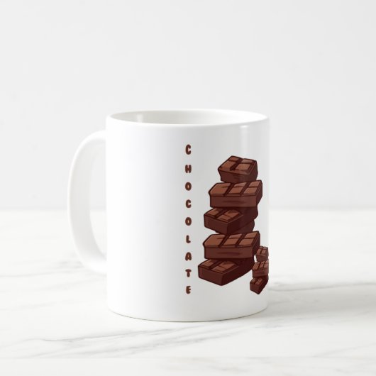 Chocolate mug koffiemok (Voorkant links)