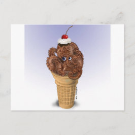 Chocolate Octopus Ice Cream Briefkaart