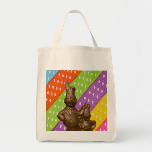 Chocolate paashes tote bag (Voorkant)