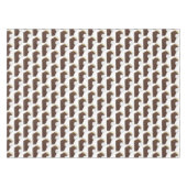 Chocolate Pie Whipped Cream Slice Dessert Baking Tafelkleed (Voorkant (Horizontaal))