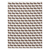 Chocolate Pie Whipped Cream Slice Dessert Baking Tafelkleed (Voorkant)