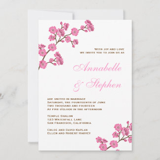 Chocolate Pink Flowers Weddenschap Kaart