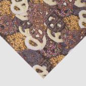 Chocolate Pretzels Pattern Tissuepapier (Detail)