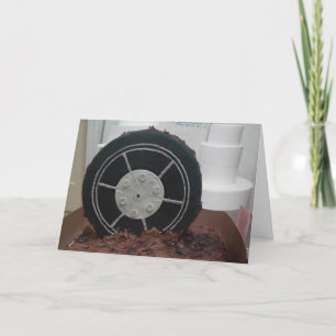 "Chocolate Skidmarks" Verjaardag Kaart