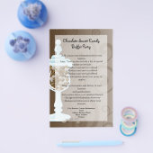 Chocolate Snoep Buffet Bar, Urn of Sweets Flyer (Enkel)