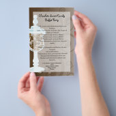 Chocolate Snoep Buffet Bar, Urn of Sweets Flyer (Hand)