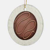 Chocolate Snoep Love - SRF Keramisch Ornament (Links)