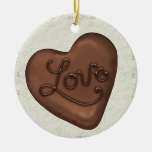 Chocolate Snoep Love - SRF Keramisch Ornament