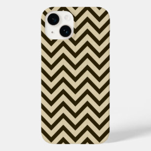 Chocolate Spice Moods Chevrons Case-Mate iPhone 14 Hoesje