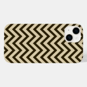 Chocolate Spice Moods Chevrons Case-Mate iPhone Case (Achterkant (horizontaal))
