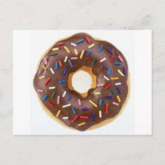 Chocolate Sprinkles Doughnut Briefkaart
