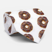 Chocolate Sprinkles Doughnut Stropdas (Opgerold)