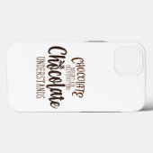 Chocolate stelt geen Gekke vragen Case-Mate iPhone Case (Achterkant (horizontaal))