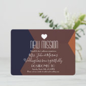 Chocolate Terracotta New Mission Extension Kaart (Staand voorkant)