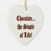 Chocolate the Staple of Life Br. Ornament (Rechts)