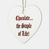 Chocolate the Staple of Life Br. Ornament (Links)