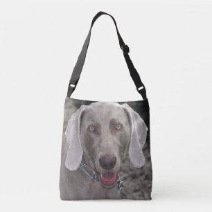 Chocolate Weimaraner Crossbody Tas