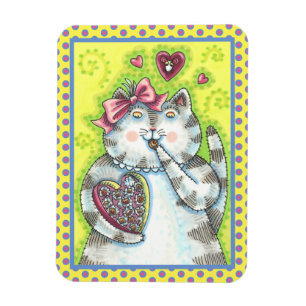 CHOCOLATES UIT DE SECRET ADMIRER VAN KITTEN, VALEN MAGNEET