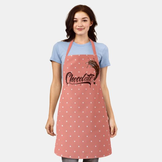 Chocolateurs Apron Schort (Gedragen)