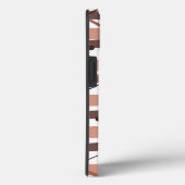 Chocolatey Stripes Case-Mate iPhone Case (Achterkant / Rechts)