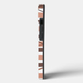 Chocolatey Stripes Case-Mate iPhone Case (Achterkant / Links)