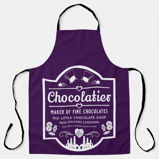 Chocolatiemaker Schort (Voorkant)