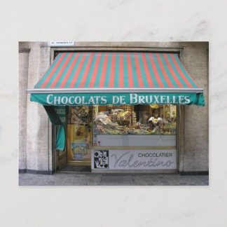 Chocolatier, Brussel, België Briefkaart