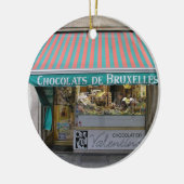 Chocolatier, Brussel, België Keramisch Ornament (Links)