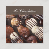 Chocolatier Cadeaux Spécialités Carte de visite (Devant)