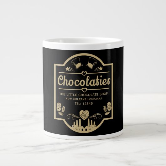 Chocolatier Maker Extra Grote Beker (Voorkant)