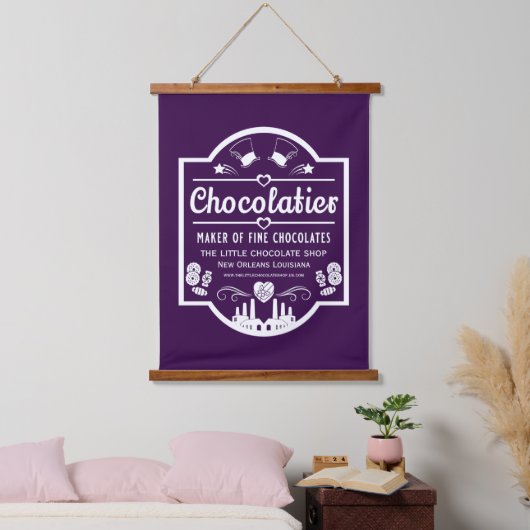 Chocolatier Maker Hangend Wandkleed (Slaapkamer)