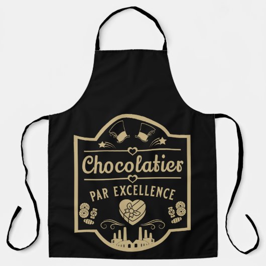 Chocolatier Maker Schort (Voorkant)