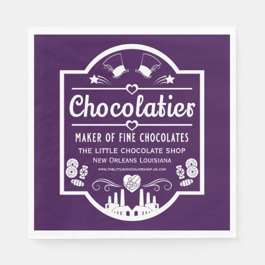 Chocolatier Maker Servet (Voorkant)