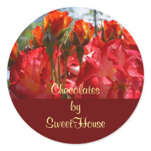 Chocolats autocollants scellés Bonbons par Votre N