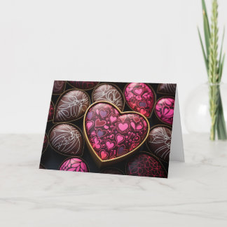 Chocolats en forme de coeur