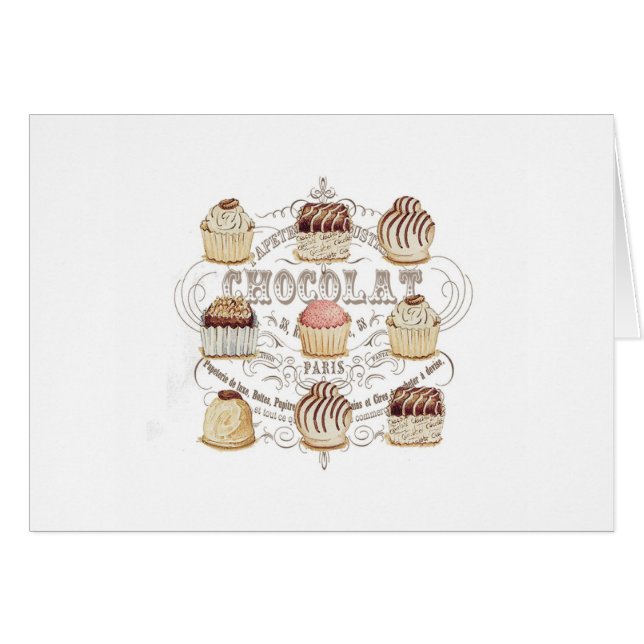 chocolats français vintages modernes (Devant Horizontal)