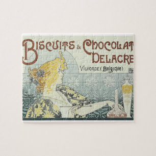 Chocoloate Art Nouveau Legpuzzel