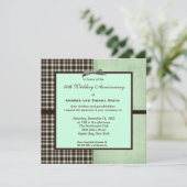 ChocoMint 50ste huwelijksjubileum Kaart (Staand voorkant)