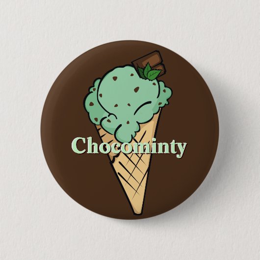 Chocominty Icecream Button (Voorkant)