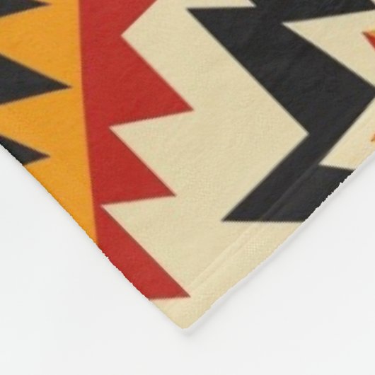 Choctaw-natiepatroon Fleece Deken (Hoek)