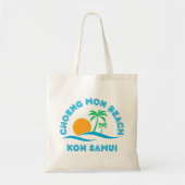 CHOENG MON BEACH-KOH SAMUI TOTE BAG (Voorkant)