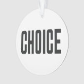 CHOICE 80s Style Body Déclaration politique (devant)