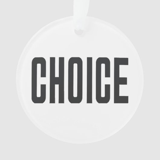 CHOICE 80s Style Body Déclaration politique (devant)