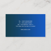 choie des cartes de visite (Dos)