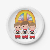 Choir Boys Papieren Bordje (Voorkant)