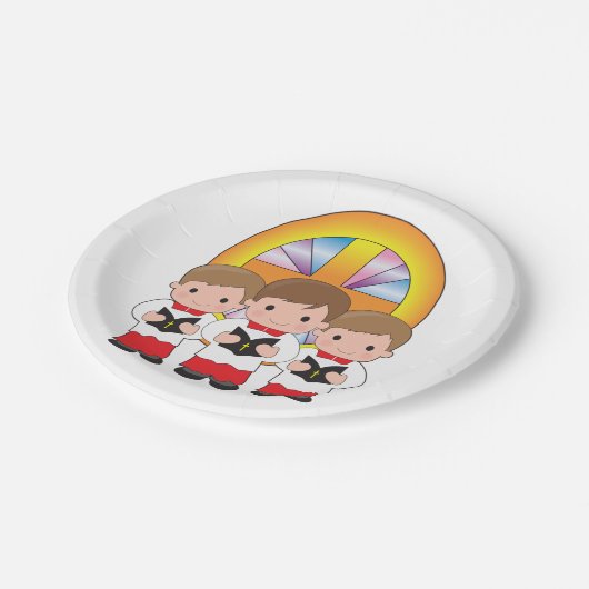 Choir Boys Papieren Bordje (Gekanteld)