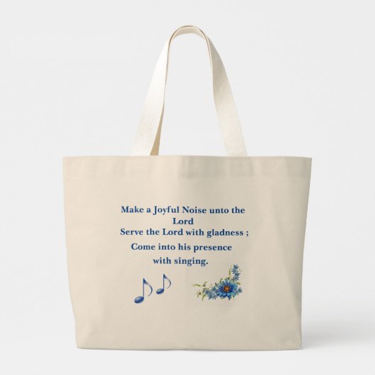 Choir canvas tas (Achterkant)