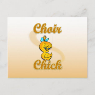 Choir Chick Briefkaart